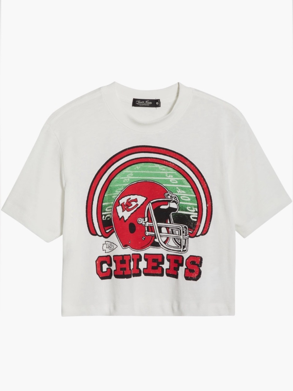 Junk Food Clothing Kansas City Chiefs Graphic Cropped Tee - Picture 5 of 6